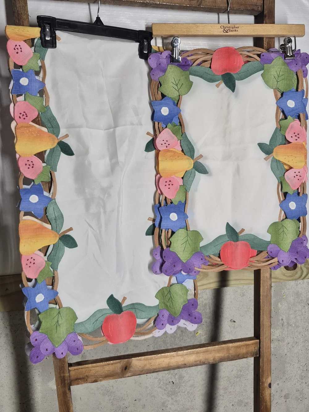Fruit & Floral Table runner and 8 placemats